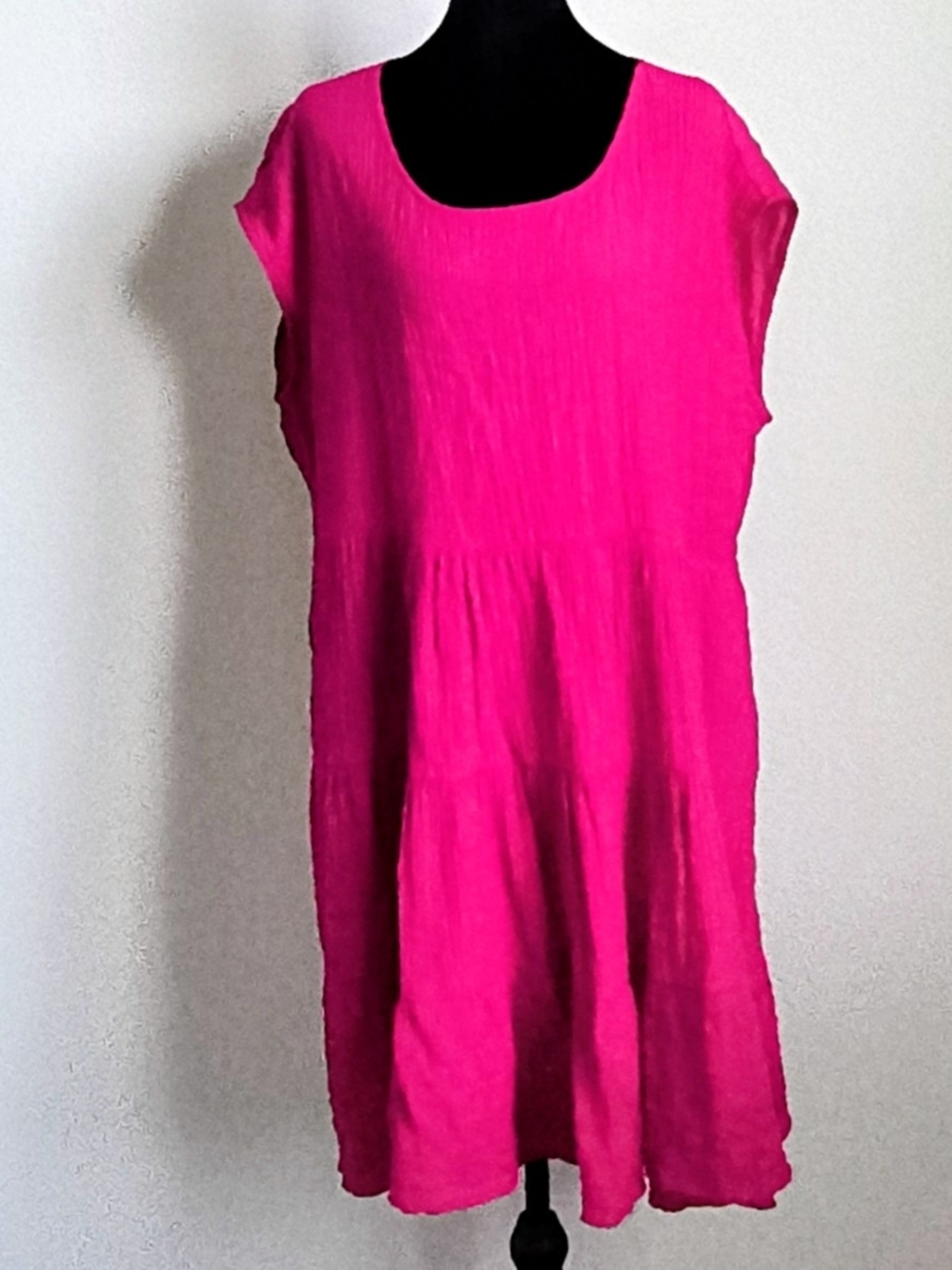 Knox Rose Hot Pink Dress with Orange Logo